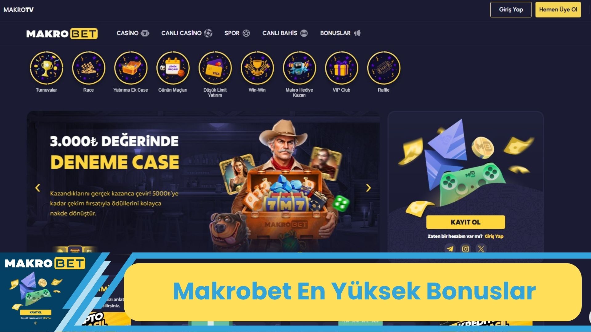 Makrobet En Yüksek Bonuslar 