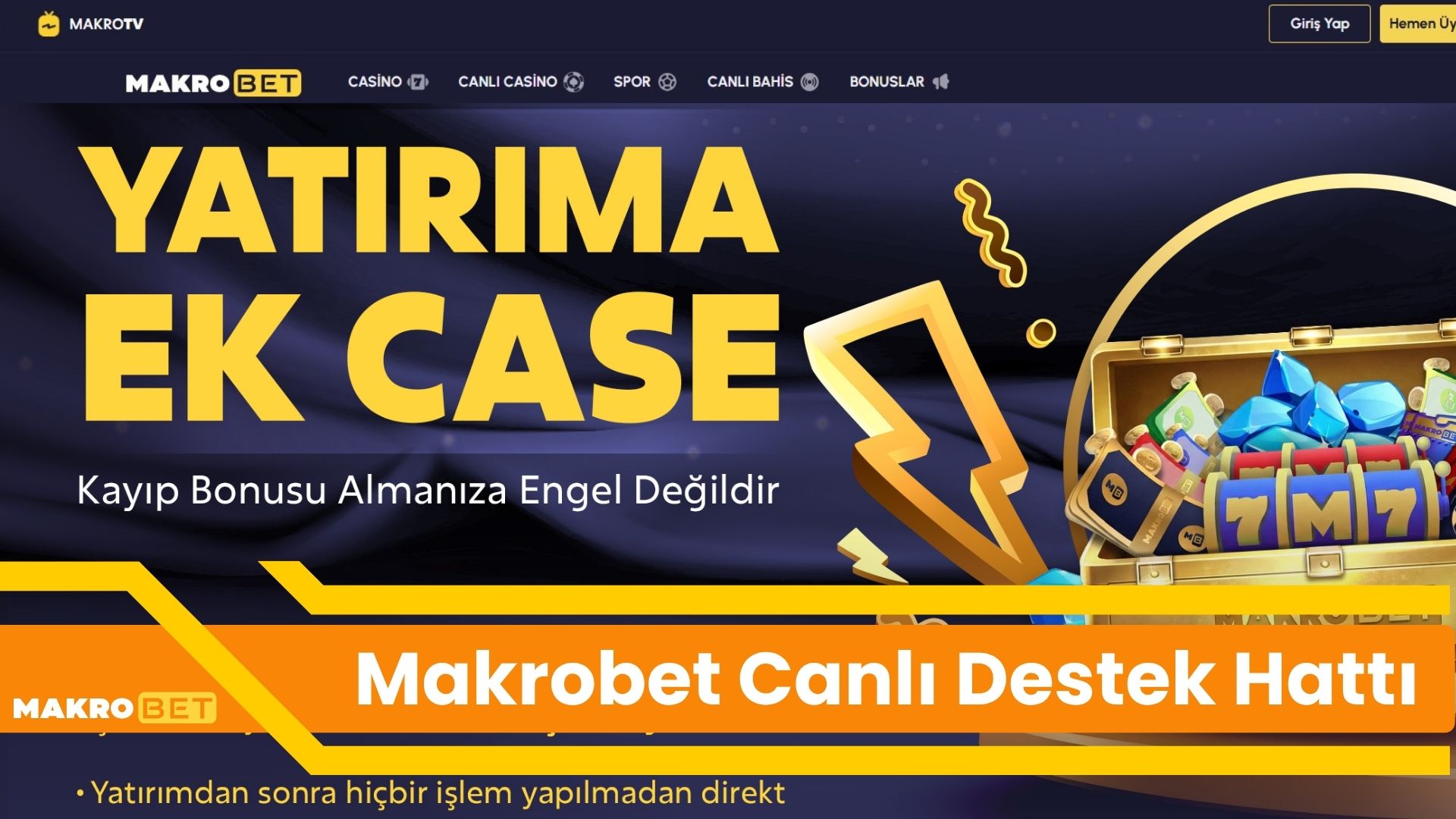 Makrobet Canlı Destek Hattı